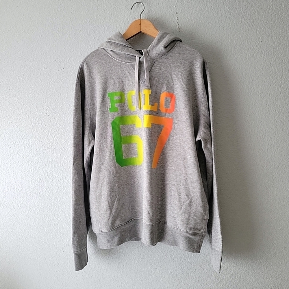 Nwot Polo By Ralph Lauren Men's Logo Hoodie Sweatshirt  Size Large - Picture 8 of 8